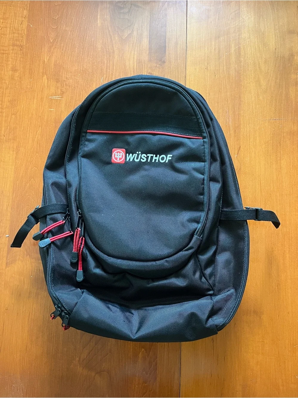 Wusthof Chef Backpack w/ 16 slot Knife Insert, 9” Honing Steel & 8” Chef Knife